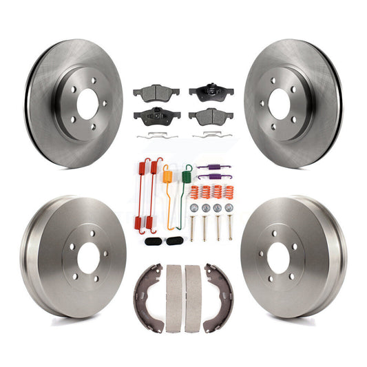 [Avant + Arrière] Kit de Disque et plaquette (semi-métallique) de frein pour 2008 Mazda Tribute K8F-102288
