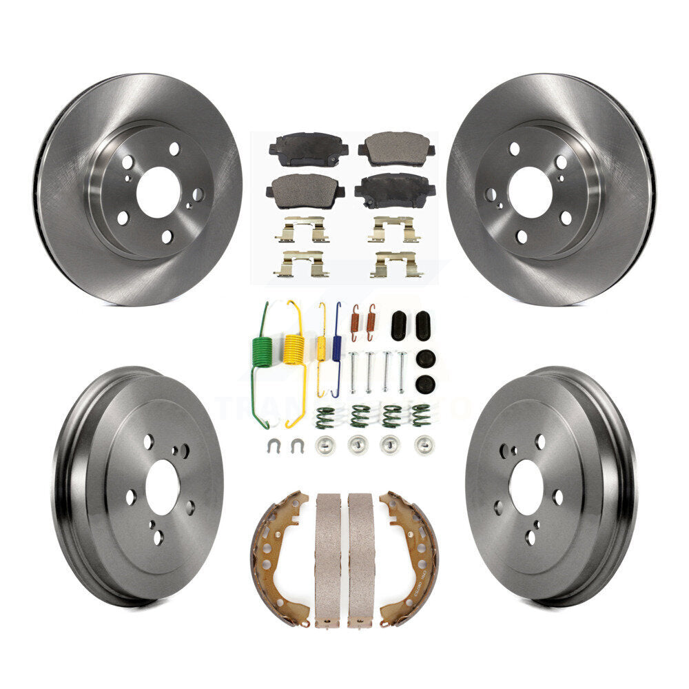 [Avant + Arrière] Kit de Disque et plaquette (semi-métallique) de frein pour 2008 Toyota Prius K8F-102328