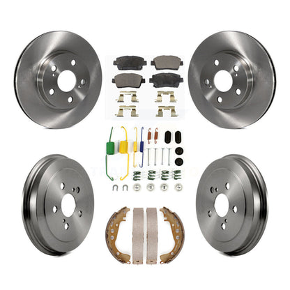 [Avant + Arrière] Kit de Disque et plaquette (semi-métallique) de frein pour 2008 Toyota Prius K8F-102328