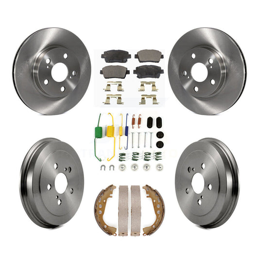 [Avant + Arrière] Kit de Disque et plaquette (semi-métallique) de frein pour 2008 Toyota Prius K8F-102328