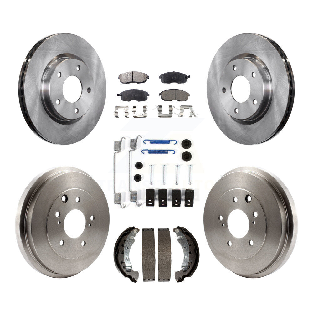 [Avant + Arrière] Kit de Disque et plaquette (semi-métallique) de frein pour Nissan Sentra K8F-102340