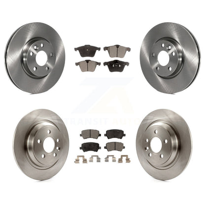 [Avant + Arrière] Kit de Disque et plaquette (semi-métallique) de frein pour 2008 Volvo V70 avec 300mm Diameter Rotor K8F-102342