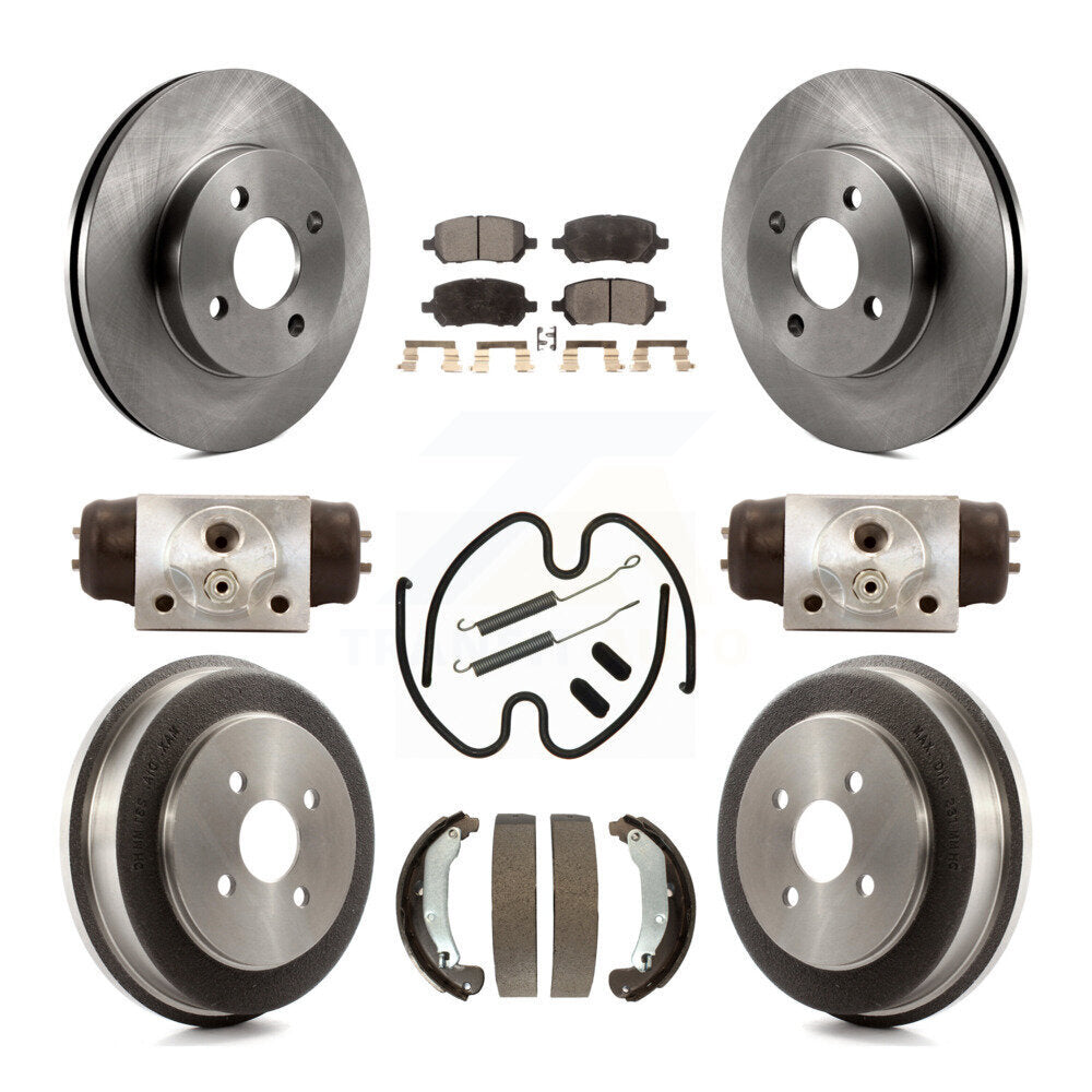 [Avant + Arrière] Kit de Disque et plaquette (semi-métallique) de frein pour 2003 Saturn Ion K8F-102402