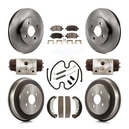 [Avant + Arrière] Kit de Disque et plaquette (semi-métallique) de frein pour 2003 Saturn Ion K8F-102402