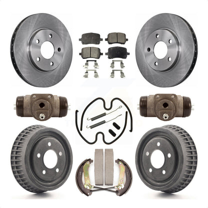 [Avant + Arrière] Kit de Disque et plaquette (semi-métallique) de frein pour 2004 Chevrolet Malibu rear brakes avec 276mm Diameter Rotor K8F-102408 par Transit Auto