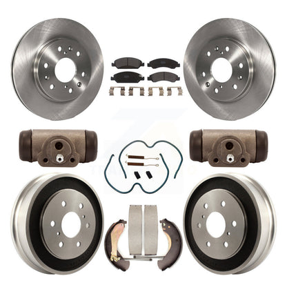 [Avant + Arrière] Kit de Disque et plaquette (semi-métallique) de frein pour Chevrolet Silverado 1500 GMC Sierra Classic K8F-102411
