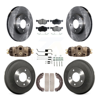 [Avant + Arrière] Kit de Disque et plaquette (semi-métallique) de frein pour Ford Escape Mazda Tribute Mercury Mariner K8F-102427