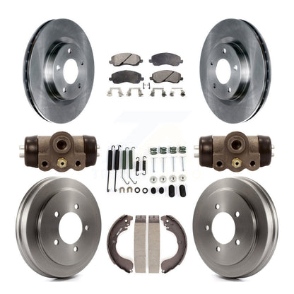 [Avant + Arrière] Kit de Disque et plaquette (semi-métallique) de frein pour Jeep Patriot Compass Dodge Caliber Chrysler Sebring Avenger K8F-102455