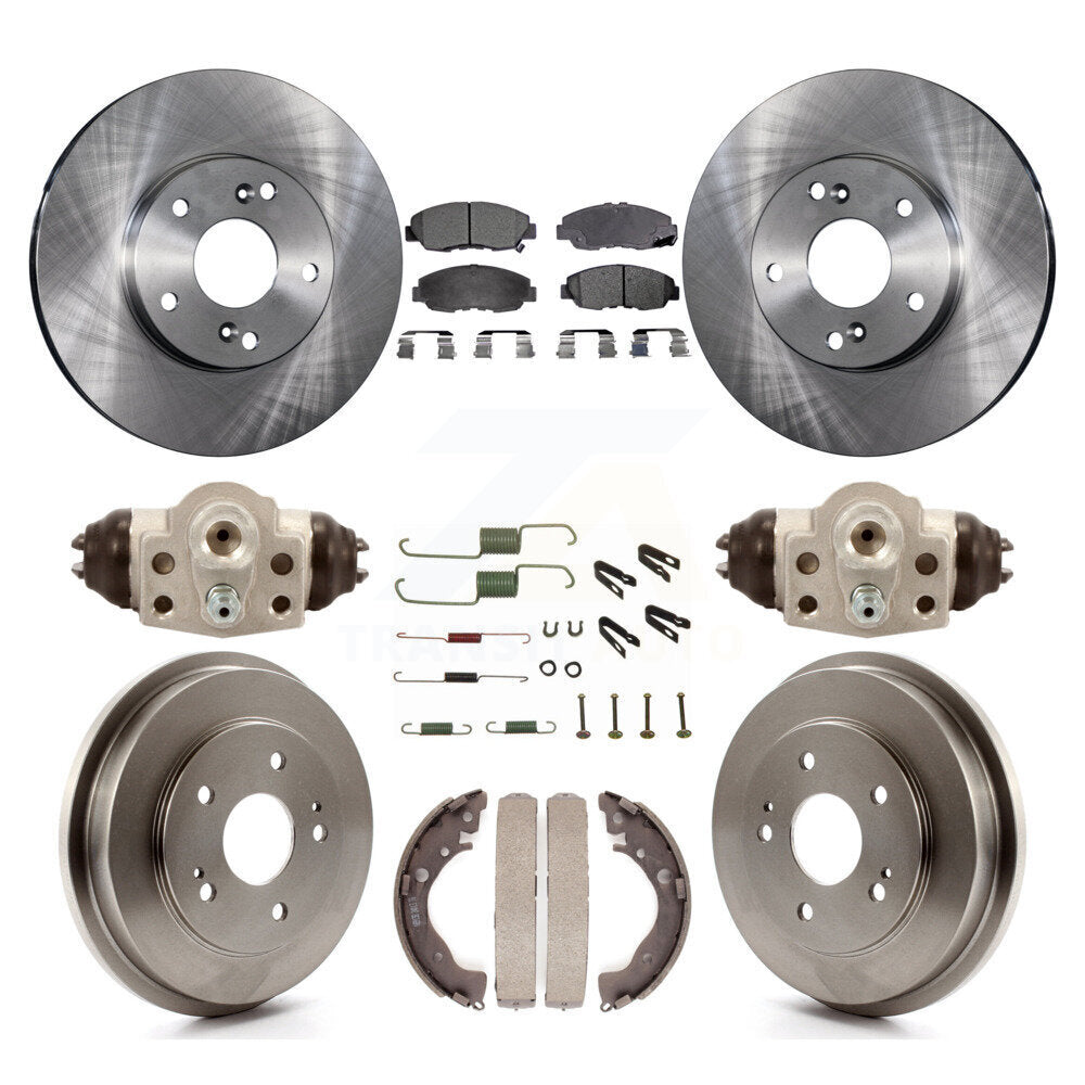[Avant + Arrière] Kit de Disque et plaquette (semi-métallique) de frein pour 2011 Honda Civic GX K8F-102465