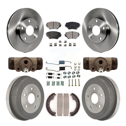 [Avant + Arrière] Kit de Disque et plaquette (semi-métallique) de frein pour 2002 Toyota RAV4 GAS engine K8F-102470