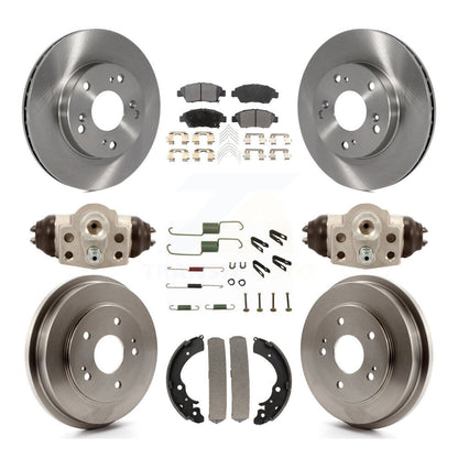 [Avant + Arrière] Kit de Disque et plaquette (semi-métallique) de frein pour 2006-2008 Honda Civic Hybrid K8F-102471