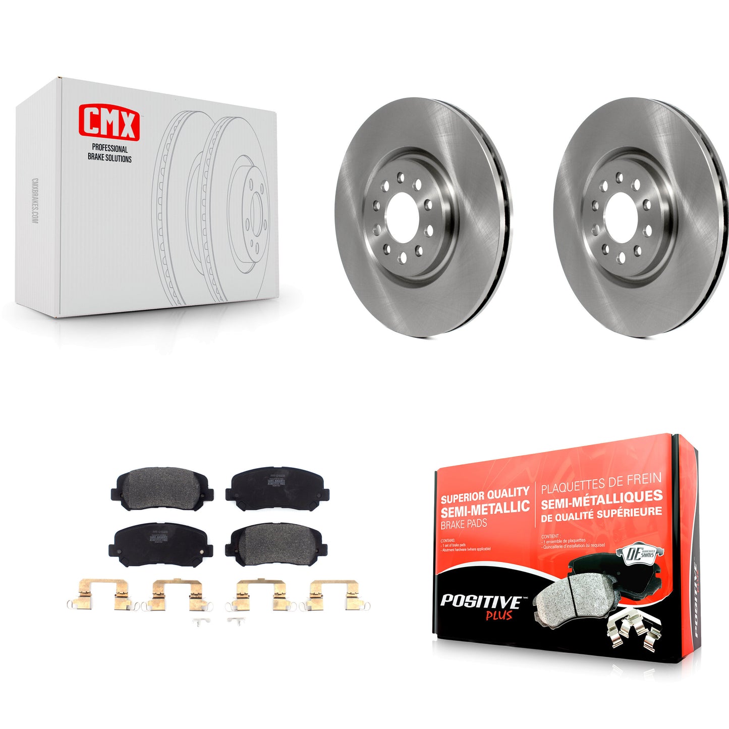 [Avant] Kit de Disque et plaquette (semi-métallique) de frein pour Jeep Cherokee Chrysler 200 K8F-102492