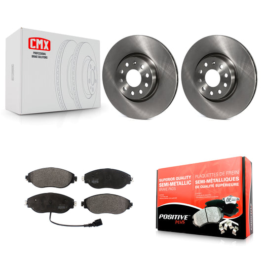 [Avant] Kit de Disque et plaquette (semi-métallique) de frein pour Volkswagen GTI Jetta K8F-102494