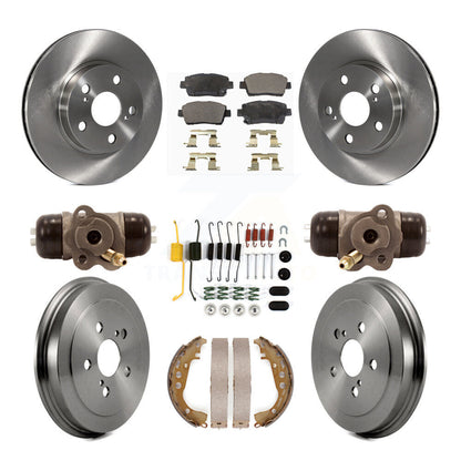 [Avant + Arrière] Kit de Disque et plaquette (semi-métallique) de frein pour 2004-2007 Toyota Prius K8F-102546