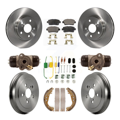 [Avant + Arrière] Kit de Disque et plaquette (semi-métallique) de frein pour 2008 Toyota Prius K8F-102547