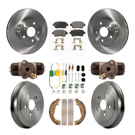 [Avant + Arrière] Kit de Disque et plaquette (semi-métallique) de frein pour 2008 Toyota Prius K8F-102547