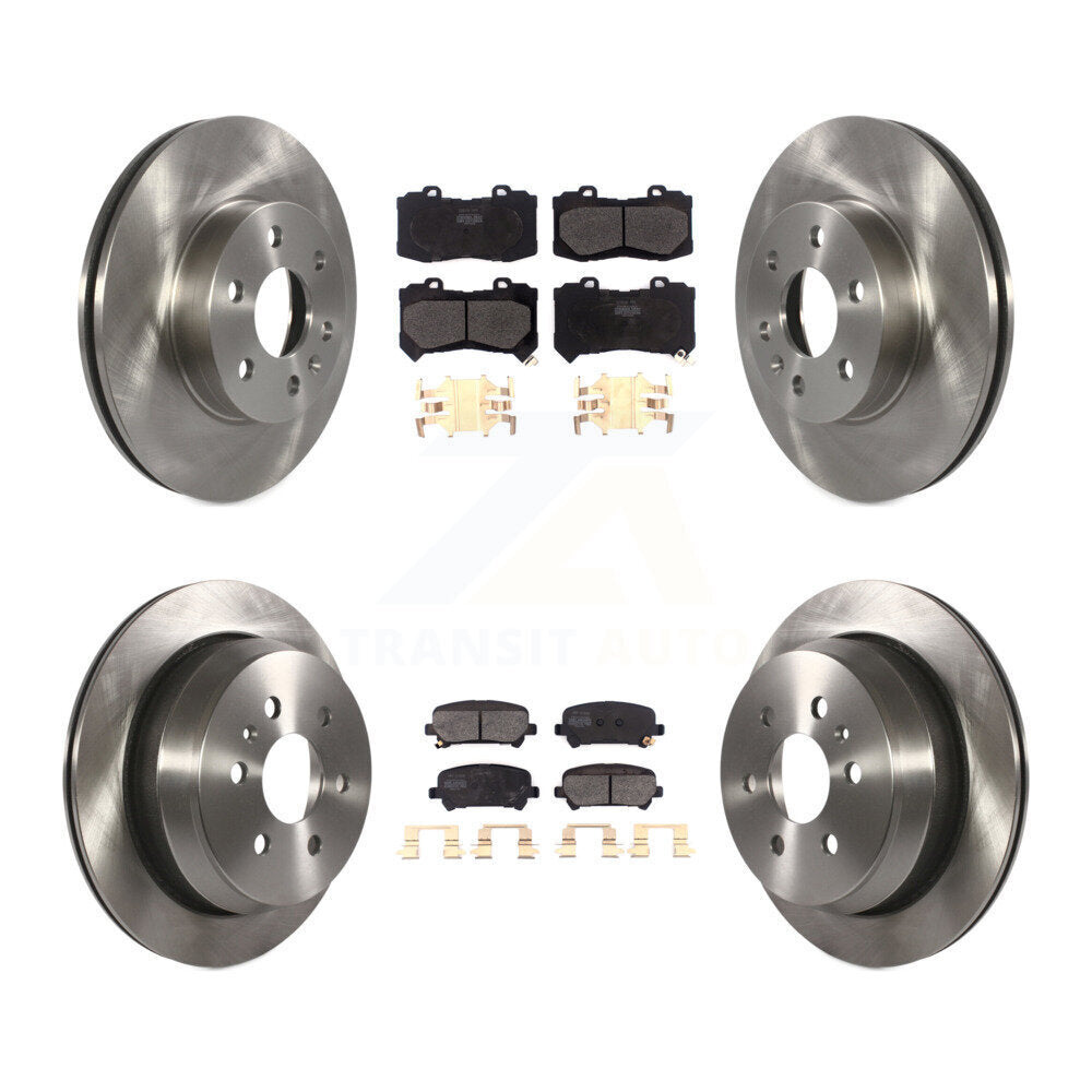 [Avant + Arrière] Kit de Disque et plaquette (semi-métallique) de frein pour 2015-2020 Chevrolet Colorado GMC Canyon K8F-102550