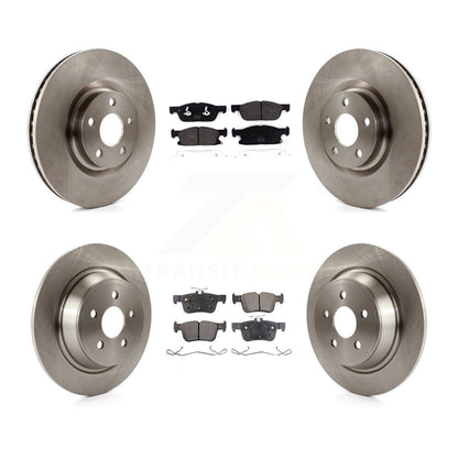 [Avant + Arrière] Kit de Disque et plaquette (semi-métallique) de frein pour 2018 Lincoln Continental avec 316mm Diameter Rotor K8F-102551