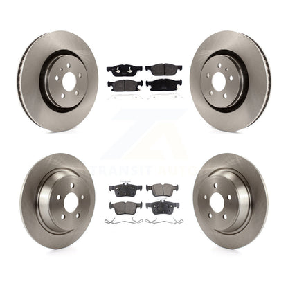 [Avant + Arrière] Kit de Disque et plaquette (semi-métallique) de frein pour Ford Fusion Lincoln MKZ Continental K8F-102553