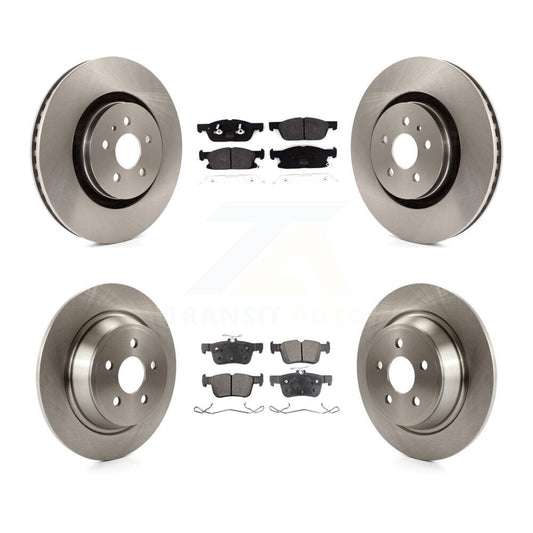 [Avant + Arrière] Kit de Disque et plaquette (semi-métallique) de frein pour Ford Fusion Lincoln MKZ Continental K8F-102553