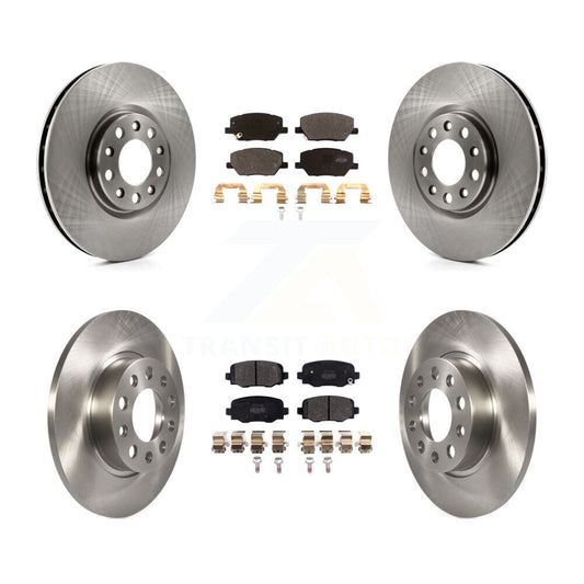 [Avant + Arrière] Kit de Disque et plaquette (semi-métallique) de frein pour Jeep Renegade Fiat 500X K8F-102554