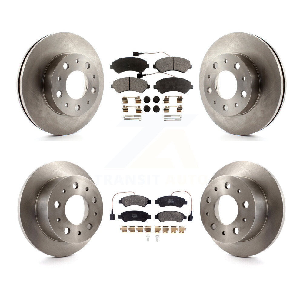 [Avant + Arrière] Kit de Disque et plaquette (semi-métallique) de frein pour Ram ProMaster 1500 2500 3500 K8F-102555