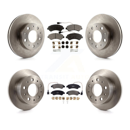 [Avant + Arrière] Kit de Disque et plaquette (semi-métallique) de frein pour Ram ProMaster 1500 2500 3500 K8F-102555