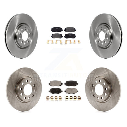 [Avant + Arrière] Kit de Disque et plaquette (semi-métallique) de frein pour Jeep Cherokee Chrysler 200 K8F-102557