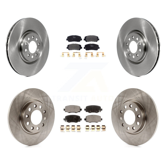 [Avant + Arrière] Kit de Disque et plaquette (semi-métallique) de frein pour Jeep Cherokee Chrysler 200 K8F-102557