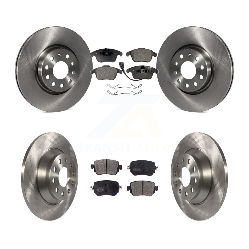 [Avant + Arrière] Kit de Disque et plaquette (semi-métallique) de frein pour 2016-2018 Audi Q3 Quattro K8F-102563