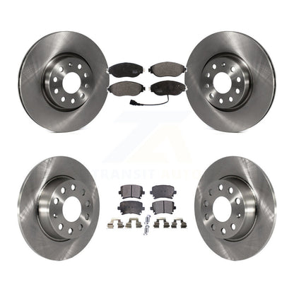 [Avant + Arrière] Kit de Disque et plaquette (semi-métallique) de frein pour 2015 Volkswagen GTI avec Performance Package K8F-102564