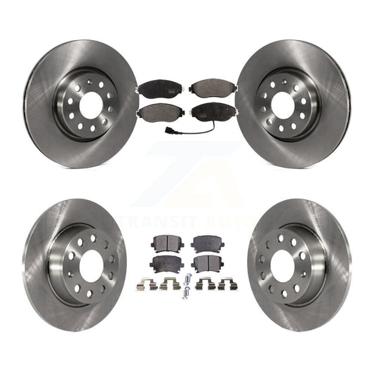 [Avant + Arrière] Kit de Disque et plaquette (semi-métallique) de frein pour 2015 Volkswagen GTI avec Performance Package K8F-102564