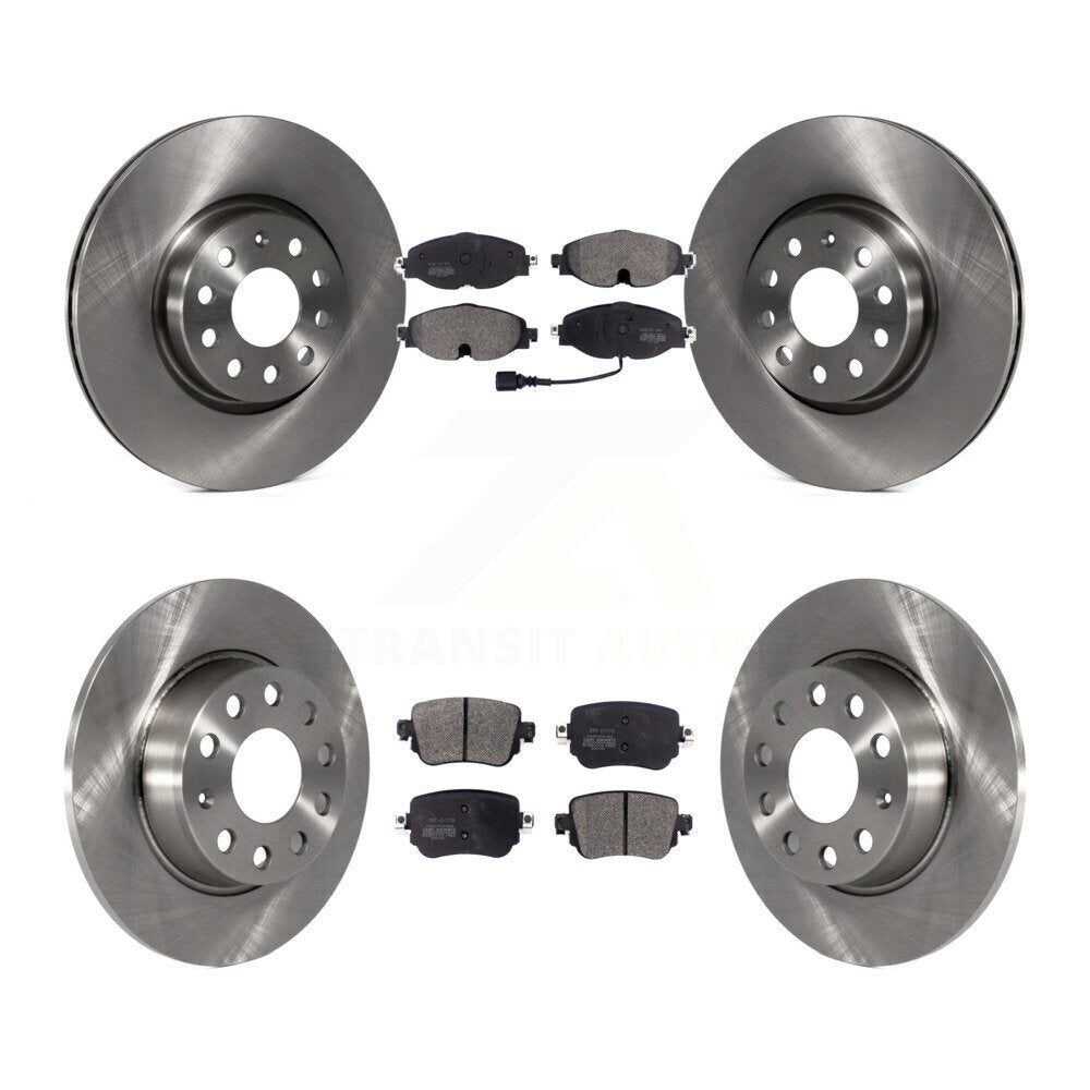 [Avant + Arrière] Kit de Disque et plaquette (semi-métallique) de frein pour Volkswagen GTI Golf Alltrack Passat K8F-102567