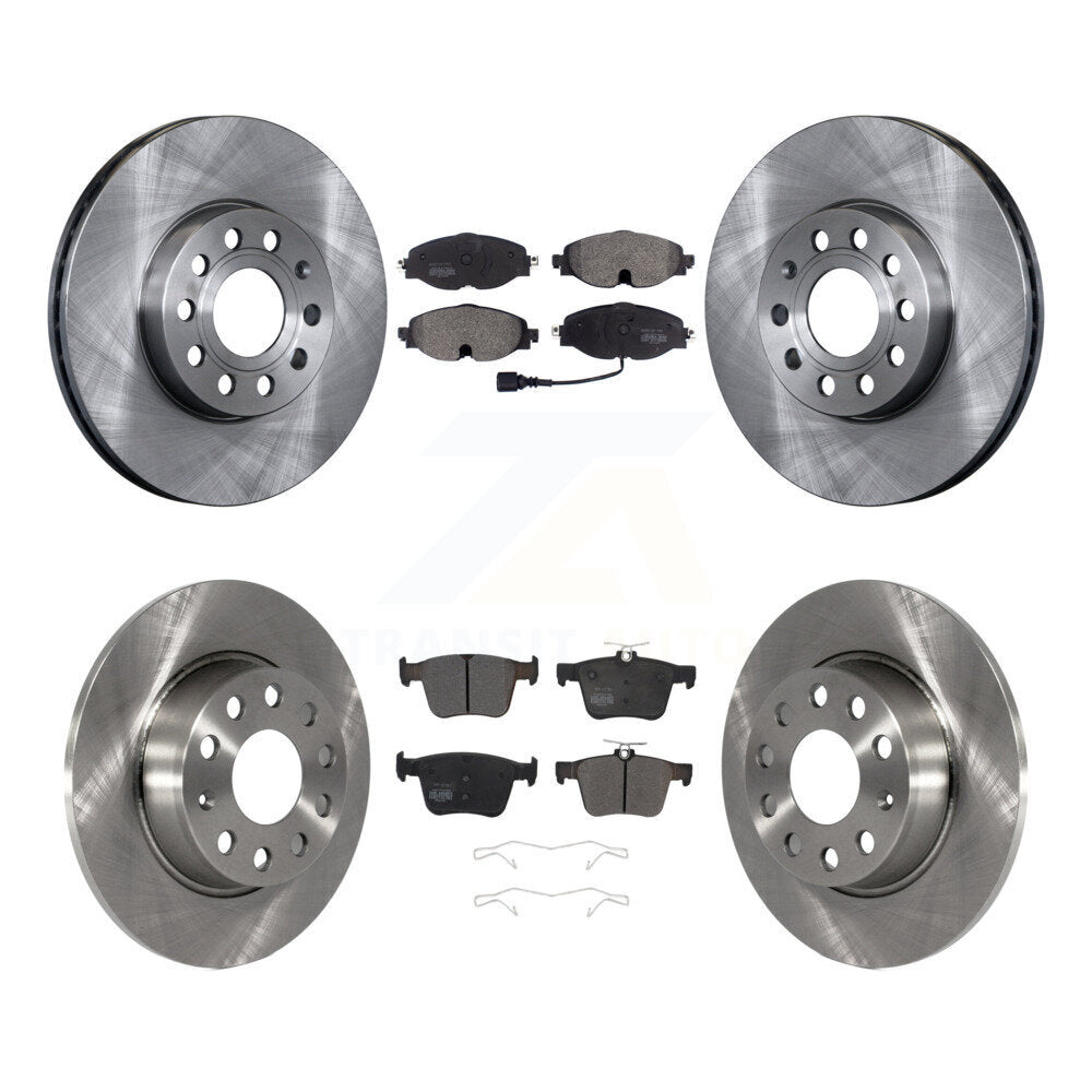 [Avant + Arrière] Kit de Disque et plaquette (semi-métallique) de frein pour Audi A3 Quattro Volkswagen e-Golf Taos K8F-102569