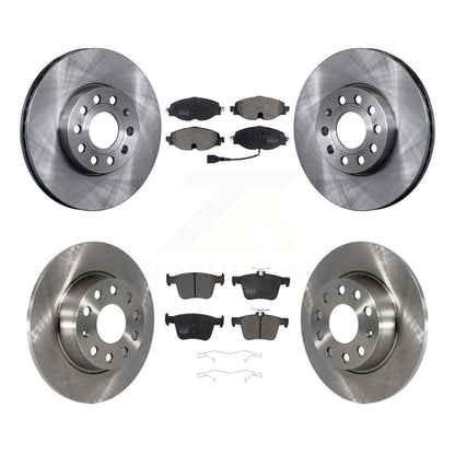 [Avant + Arrière] Kit de Disque et plaquette (semi-métallique) de frein pour Audi A3 Quattro Volkswagen e-Golf Taos K8F-102569