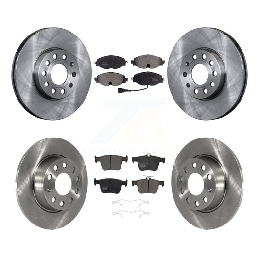 [Avant + Arrière] Kit de Disque et plaquette (semi-métallique) de frein pour Audi A3 Quattro Volkswagen e-Golf Taos K8F-102569