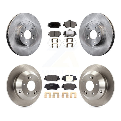 [Avant + Arrière] Kit de Disque et plaquette (semi-métallique) de frein pour Kia Sorento Hyundai Santa Fe Sport K8F-102580