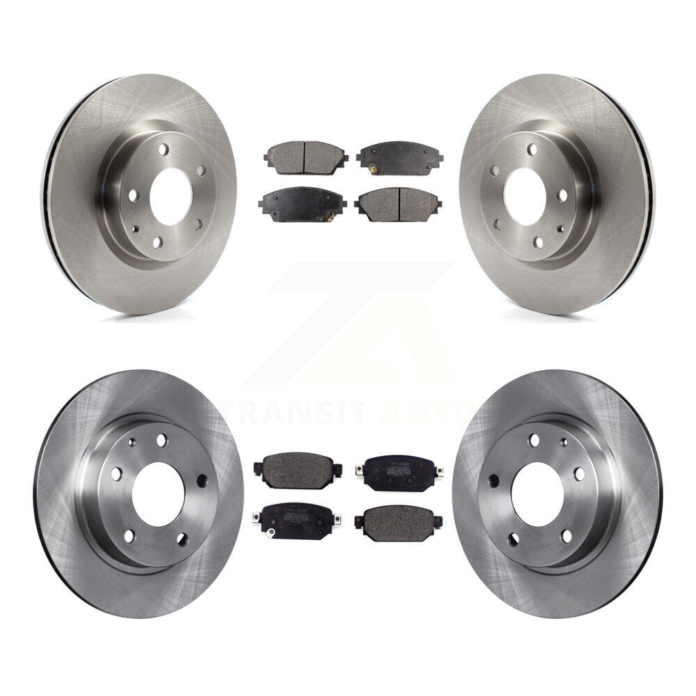 [Avant + Arrière] Kit de Disque et plaquette (semi-métallique) de frein pour 2019-2021 Mazda CX-3 AWD K8F-102584