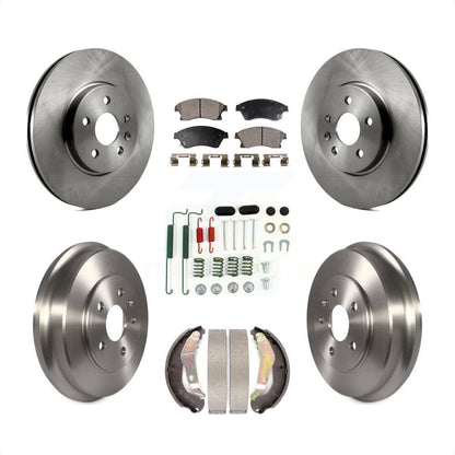 [Avant + Arrière] Kit de Disque et plaquette (semi-métallique) de frein pour Chevrolet Trax Sonic K8F-102589 par Transit Auto