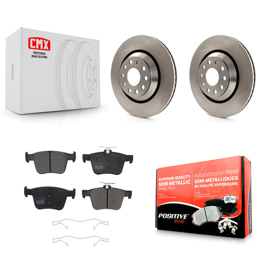 [Arrière] Kit de Disque et plaquette (semi-métallique) de frein pour Volkswagen Atlas Audi Golf R S3 Q3 A3 Arteon TTS Quattro Cross Sport K8F-102598