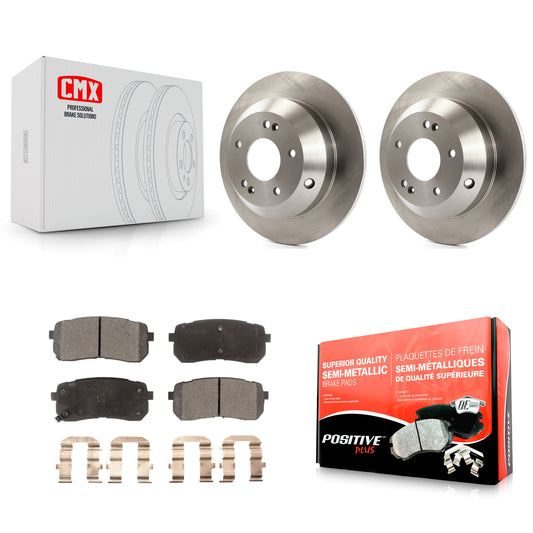 [Arrière] Kit de Disque et plaquette (semi-métallique) de frein pour 2015-2021 Kia Sedona K8F-102601