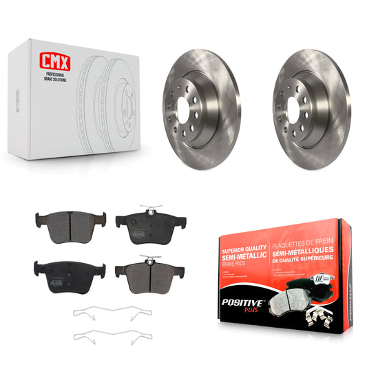 [Arrière] Kit de Disque et plaquette (semi-métallique) de frein pour Volkswagen Tiguan Jetta Audi TT Quattro K8F-102612