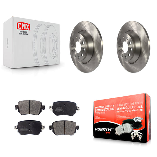 [Arrière] Kit de Disque et plaquette (semi-métallique) de frein pour 2016-2018 Audi Q3 Quattro K8F-102613