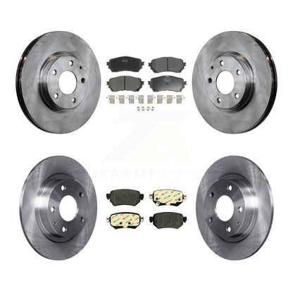 [Avant + Arrière] Kit de Disque et plaquette (semi-métallique) de frein pour 2016-2018 Mazda 6 K8F-102615