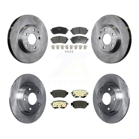 [Avant + Arrière] Kit de Disque et plaquette (semi-métallique) de frein pour 2016-2018 Mazda 6 K8F-102615