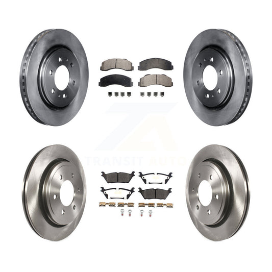 [Avant + Arrière] Kit de Disque et plaquette (semi-métallique) de frein pour 2015-2017 Ford F-150 avec Electric Parking K8F-102628