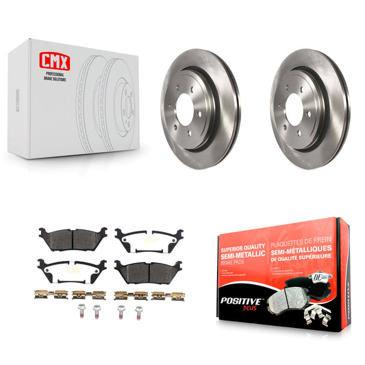 [Arrière] Kit de Disque et plaquette (semi-métallique) de frein pour 2015-2017 Ford F-150 avec Electric Parking K8F-102632