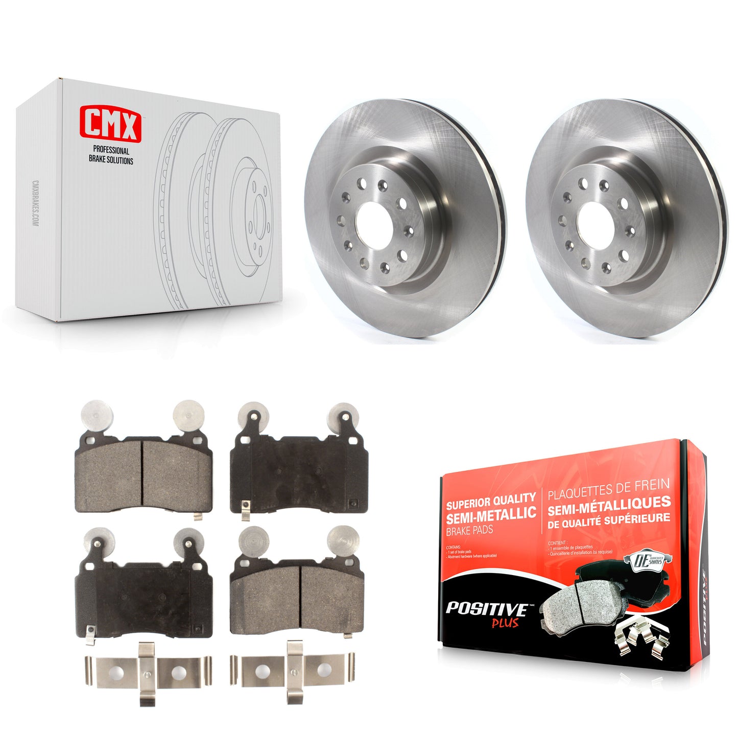 [Avant] Kit de Disque et plaquette (semi-métallique) de frein pour Cadillac CTS Chevrolet Camaro CT6 K8F-102641