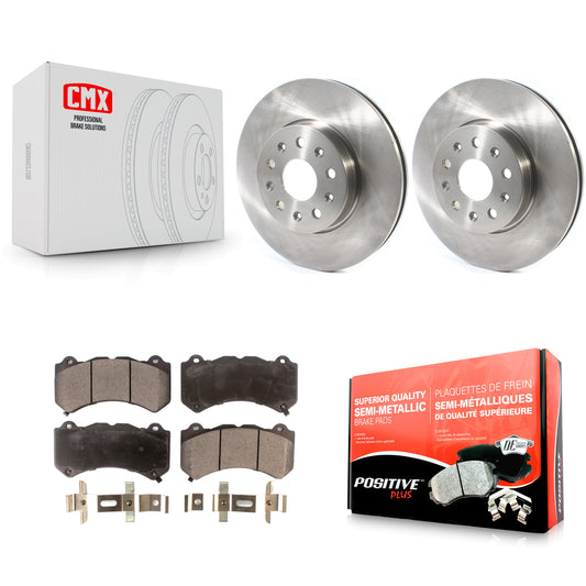 [Avant] Kit de Disque et plaquette (semi-métallique) de frein pour 2019-2020 Chevrolet Camaro LT LS avec 6 Piston Brembo Calipers K8F-102645