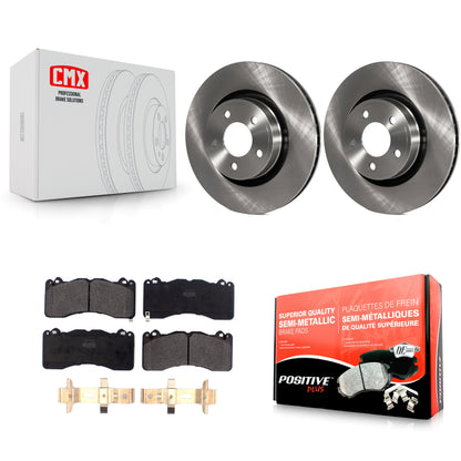 [Avant] Kit de Disque et plaquette (semi-métallique) de frein pour 2015 Ford Mustang V6 avec Brembo Brakes K8F-102650